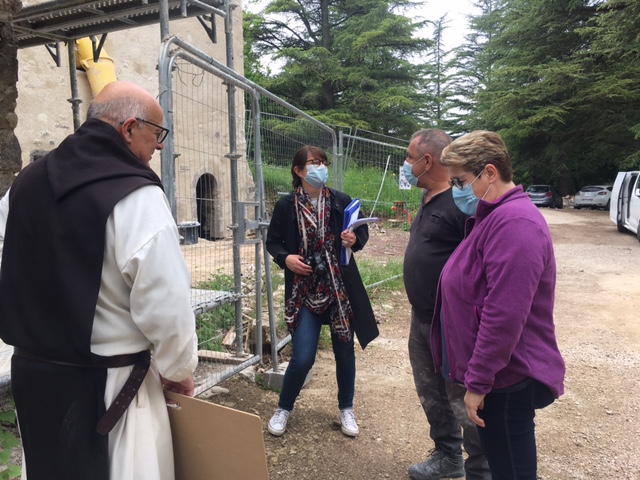 Runion de chantier mai 2021 Notre Dame de Nize